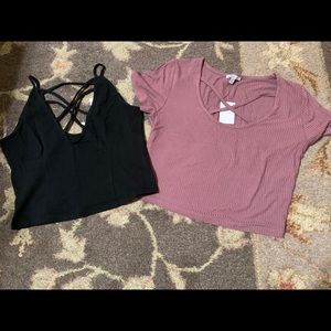 Charlotte Russe crop tops